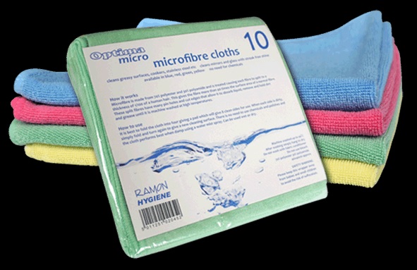 Microfibre Cloth Blue PACK OF 10 40x40cm