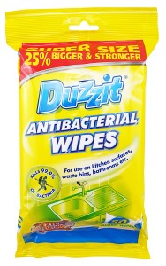 Duzzit Anti-Bacterial Wipes Lemon